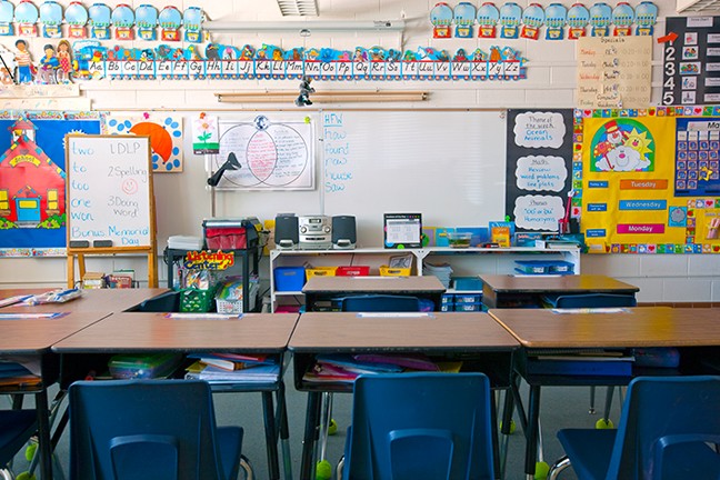 Scott Muri Empty classroom